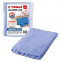 Тряпка д/мытья пола ЛАЙМА премиум колор, 80х100 см, вискоза, пл. 200 г/м2, 600839