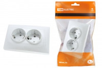 TDM Лама роз. СУ 2 мест. 16А бел. (земля, шторки) (6!) SQ1815-0013