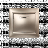 Smartbuy Венера выкл. СУ 1-клавишный с индикатором 10А шампань,  (SBE-01c-10-SW1-1-c)