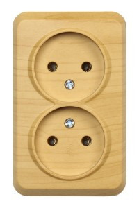 Smartbuy Юпитер роз. ОУ 2 мест. светлое дерево 10A SBE-03lw-10-S2-N