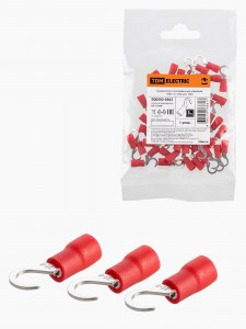 TDM Наконечник изолированный крюковой НИК 1,5–5 (50 шт.)  SQ0502-0302