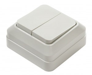 ASD/InHome BOLLETO выкл. ОУ 2 кл. 10А пласт.осн, белый 7023