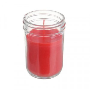 LADECOR Свеча ароматическая в стеклянном подсвечнике с крышкой, парафин, свеча 7,5x10,5 см, 6 цветов