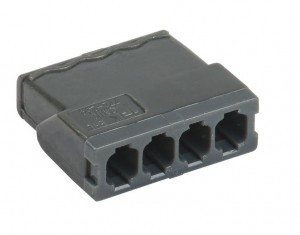 IEK клемма СМК 772-244 компакт. с пастой, 4х2,5мм, 24А (уп.100шт, цена за шт) UKZ31-244-001