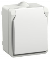 IEK FORS роз. ОУ 1 мест. 16А (земля) белый РСб20-3-ФБ ERS12-K01-16-54-DC
