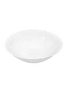 Тарелка суповая белая без деколя 19см, 650мл стеклокерамика (кратность 6шт!!!) МФК OLHDW-75