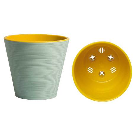 Горшок КОНУС 6л МЯТА с вклад К23-14 Ливин х9