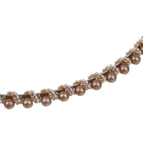 Ободок для волос ЮНИLOOK, 0,5см, пластик, металл, 6 цветов, ACS-67