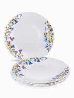 Тарелка обеденная Колокольчики 24см стекло (кратность 6шт!!!) МФК MFK21065