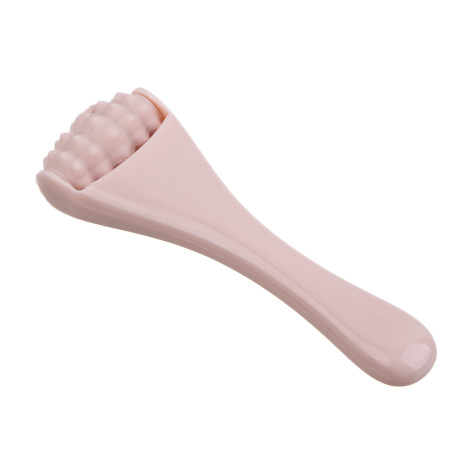 Набор массажеров для лица 2 штуки тм ЮНИLOOK , 7,8x2,6см, сталь, силикон, ABS, розовый, ВЗ24-43