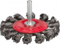 STAYER &quot;PROFESSIONAL&quot;. Щетка дисковая для дрели, жгутированная стальная проволока 0,5мм, 75мм