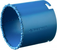 Кольцевая коронка ЗУБР &quot;ПРОФЕССИОНАЛ&quot; c карбид-вольфрамовым нанесением, 73 мм, высота 55 мм