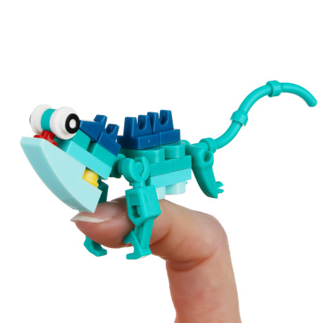 ИГРОЛЕНД Конструктор "Ящерки", от 22 до 33 деталей, РР, 11,8x16x6 см., 6 дизайнов