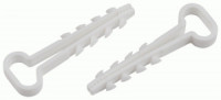 ЭРА дюбель-хомут (5х8мм) для плоского кабеля белый (уп.100шт, цена за уп) NO-224-228 66282