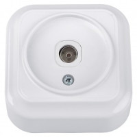 Bylectrica Вариант роз. TV ОУ (корп. ABS) белый ТР-5141