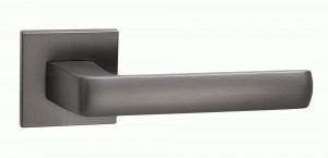Ручка дверная компл.квадрат.основ. PUERTO Эспрессо SLIM мат. черный никель INAL 542-03 slim MBN