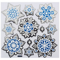 Наклейка новогод.  &quot;Снежный день&quot; Волшебная страна