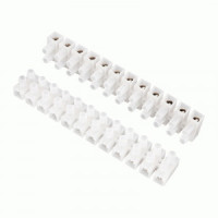 REXANT зажим винтовой ЗВИ-80 (KВ-35) 12пар, 10-35мм2, 80A, полиэтилен, белый (10шт, цена за шт)