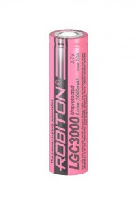 Ак-р Robiton 18650 3000mAh LGC3000 20A без защиты PK1 18,3*65, 15701