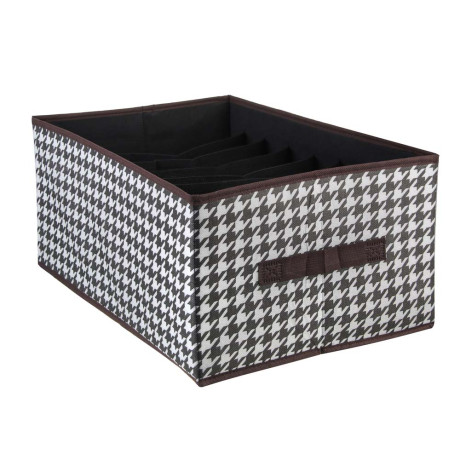 Органайзер для хранения тм VETTA Вудхауз, 6 отделов, полипропилен, картон, 44*30*20см