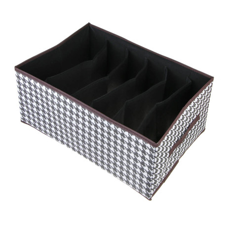 Органайзер для хранения тм VETTA Вудхауз, 6 отделов, полипропилен, картон, 44*30*20см