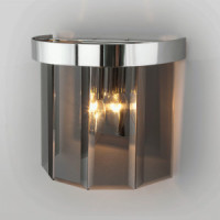 Bogate&#039;s бра E14 1x60W 140х250х200 мет. хром/дымчатый Eclipse 357/1 Умный дом a057227