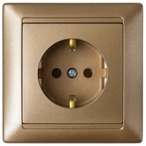 Bylectrica СТИЛЬ Роз. 1-местн. СУ земля бронза, (РС16-306 бронза)