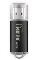 Флэш-диск USB 16GB Mirex UNIT BLACK черный (ecopack)
