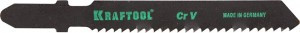 Полотна KRAFTOOL, T119B, д/эл.лобзика, Cr-V, дерево, чистый рез, EU-хвост., 55/2мм, 2шт