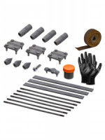 TDM Комплект заземления №3 для частн. дома стальные оцинков. стержни d=16 L=9м SQ2402-0003