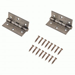 АЛЛЮР 3252(20325) 2BB-FHP AB 2 подш.,ст.бронза 80х60 Петля дверная 2шт. (цена за упак,50,10,1)