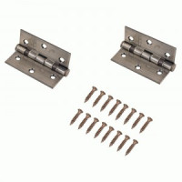 АЛЛЮР 3252(20325) 2BB-FHP AB 2 подш.,ст.бронза 80х60 Петля дверная 2шт. (цена за упак,50,10,1)