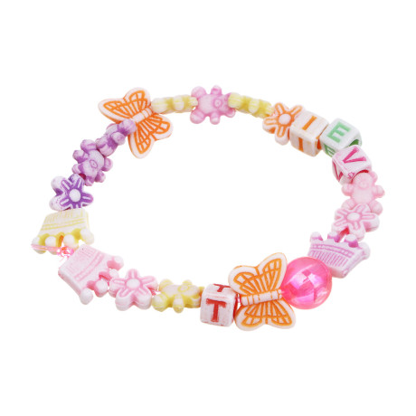 ХОББИХИТ Набор для творчества "Браслетики", 30-38 элементов, PS, 9х16х2см, 3 дизайна