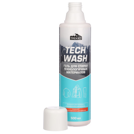 Гель для стирки мембранных и технологичных материалов Trekko Tech Wash, п/б, 500мл
