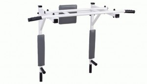 Турник настенный Polini Sport Pulse Premium, 3 в 1, белый-серый (мест 1)