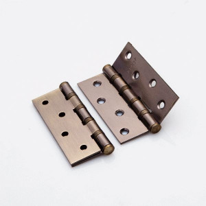 Петля под врезку РЕНЦ 100*75*2,5, 4 подшип. б/колп. бронза антич. IN100-4BB FH AB(2шт)