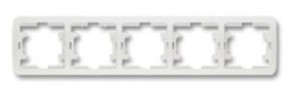 Makel Mimoza рамка СУ 5 мест. бел. (горизонт.) 22059 (+)