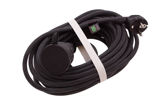 Удлинитель силовой 10 м, 16 А, тип УХз16, КГ 3 x 1.5 мм, 1 розетка, Сибртех