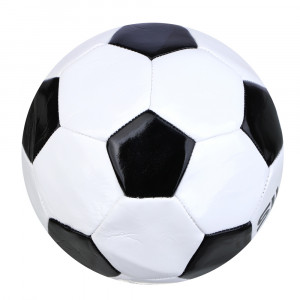 Мяч футбольный 2 сл, р.5, 22см, ПВХ 1.5мм, 4 цвета, 260гр (+-10%)