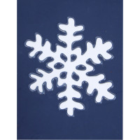 СНОУ БУМ Наклейка на окно Снежинки 15x20 см, ПВХ