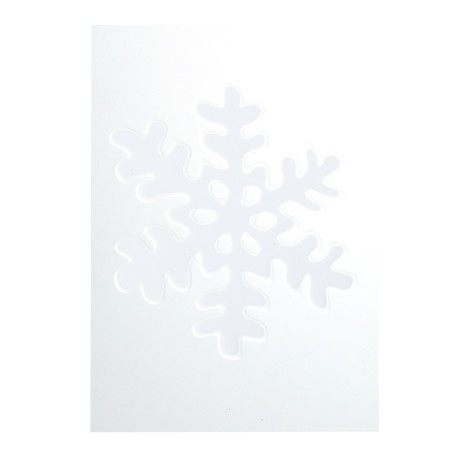 СНОУ БУМ Наклейка на окно Снежинки 15x20 см, ПВХ
