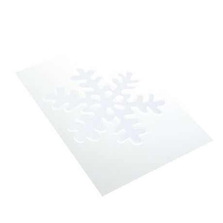 СНОУ БУМ Наклейка на окно Снежинки 15x20 см, ПВХ