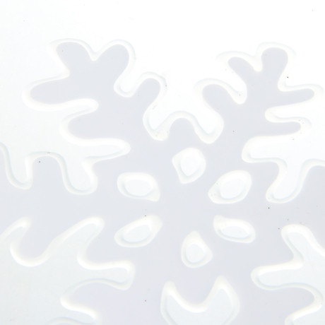 СНОУ БУМ Наклейка на окно Снежинки 15x20 см, ПВХ