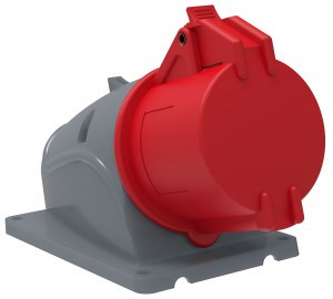 IEK MAGNUM розетка силовая CEE стационарная ССИ-124 3Р+РЕ 32А 380В IP44 PSN12-032-4