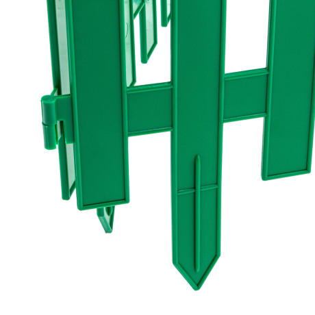 Забор декоративный "Романтика", 28 х 300 см, зеленый, Palisad