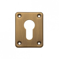 Накладка под цилиндр DP-C-01-AB (Бронза) прямоугольная Apecs  (1штука!)  \20