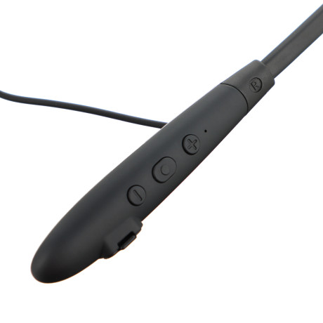 BY Наушники беспроводные внутриканальные Спорт, 120 мАч, BT 5.0, гарнитура, дуга на шею, черный