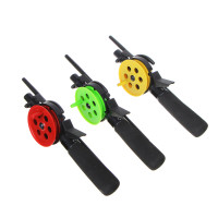 AZOR FISHING Удочка для зимней рыбалки 35см, с катушкой, съемные ножки, файберглаc, 3 цвета