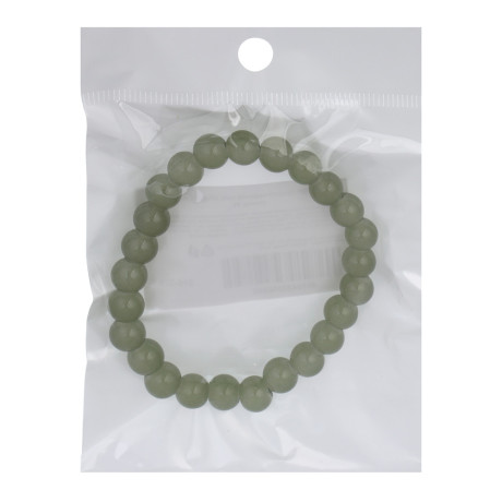 ЮНИLOOK Браслет кошачий глаз, d7см, d бусин 0,8мм, 6 цветов, стекло, #1