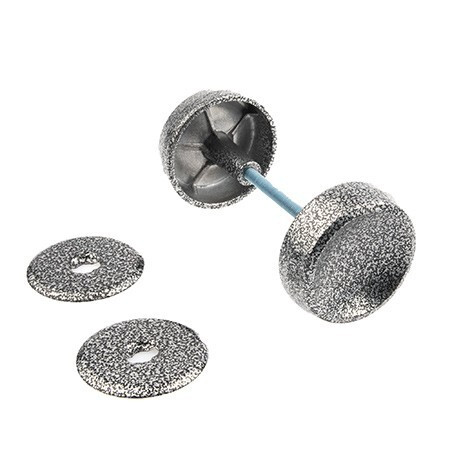 Ручка-кнопка РК-1 металл. серебро Саратов   \30